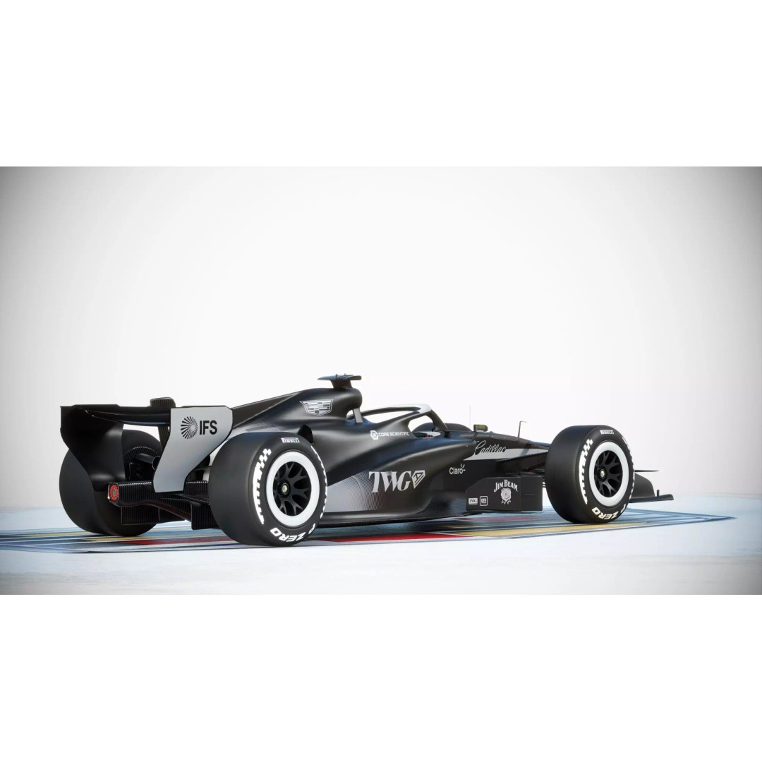 F1 Cadillac 2026 3D Model – High Poly Game-Ready Asset, FBX, Blender - View 18
