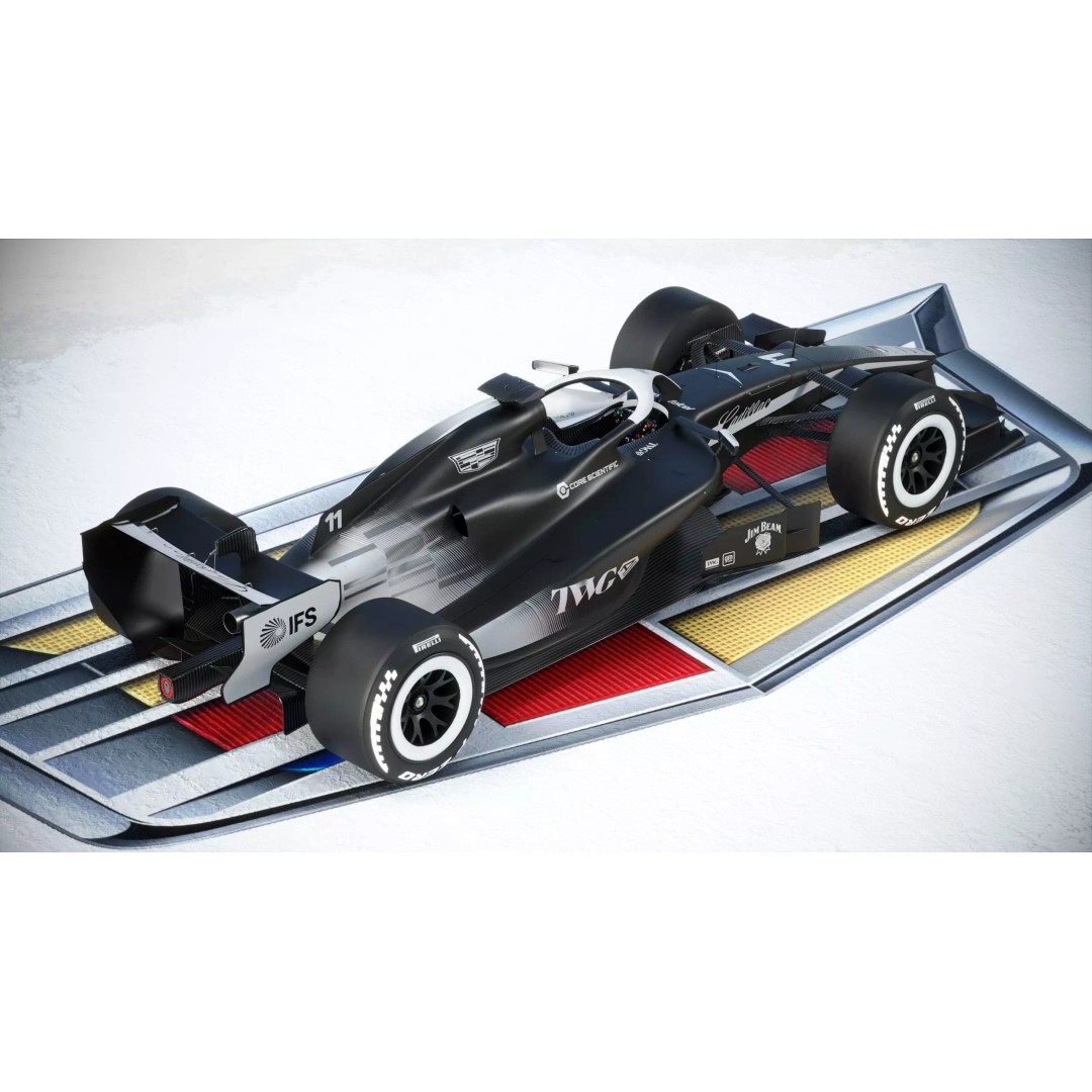 F1 Cadillac 2026 3D Model – High Poly Game-Ready Asset, FBX, Blender - View 19