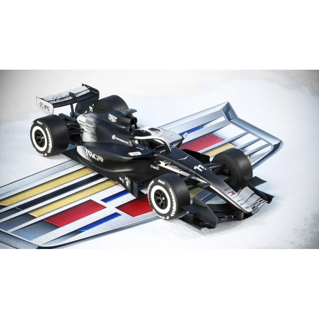 F1 Cadillac 2026 3D Model – High Poly Game-Ready Asset, FBX, Blender - View 20