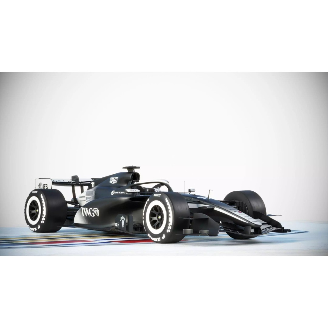 F1 Cadillac 2026 3D Model – High Poly Game-Ready Asset, FBX, Blender - View 21