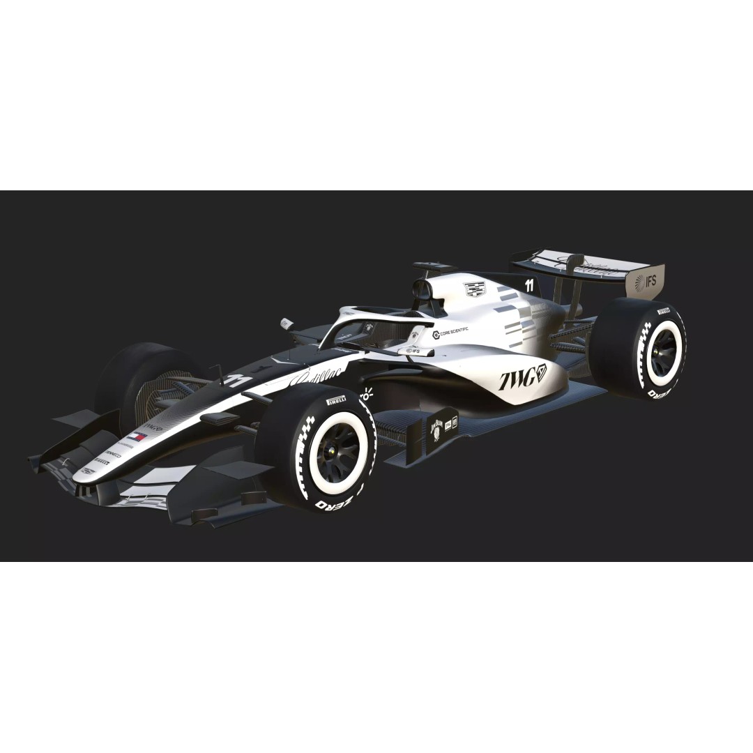 F1 Cadillac 2026 3D Model – High Poly Game-Ready Asset, FBX, Blender - View 27