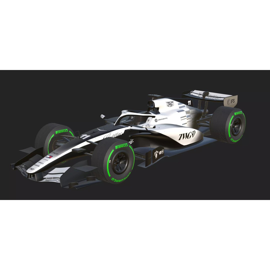 F1 Cadillac 2026 3D Model – High Poly Game-Ready Asset, FBX, Blender - View 28