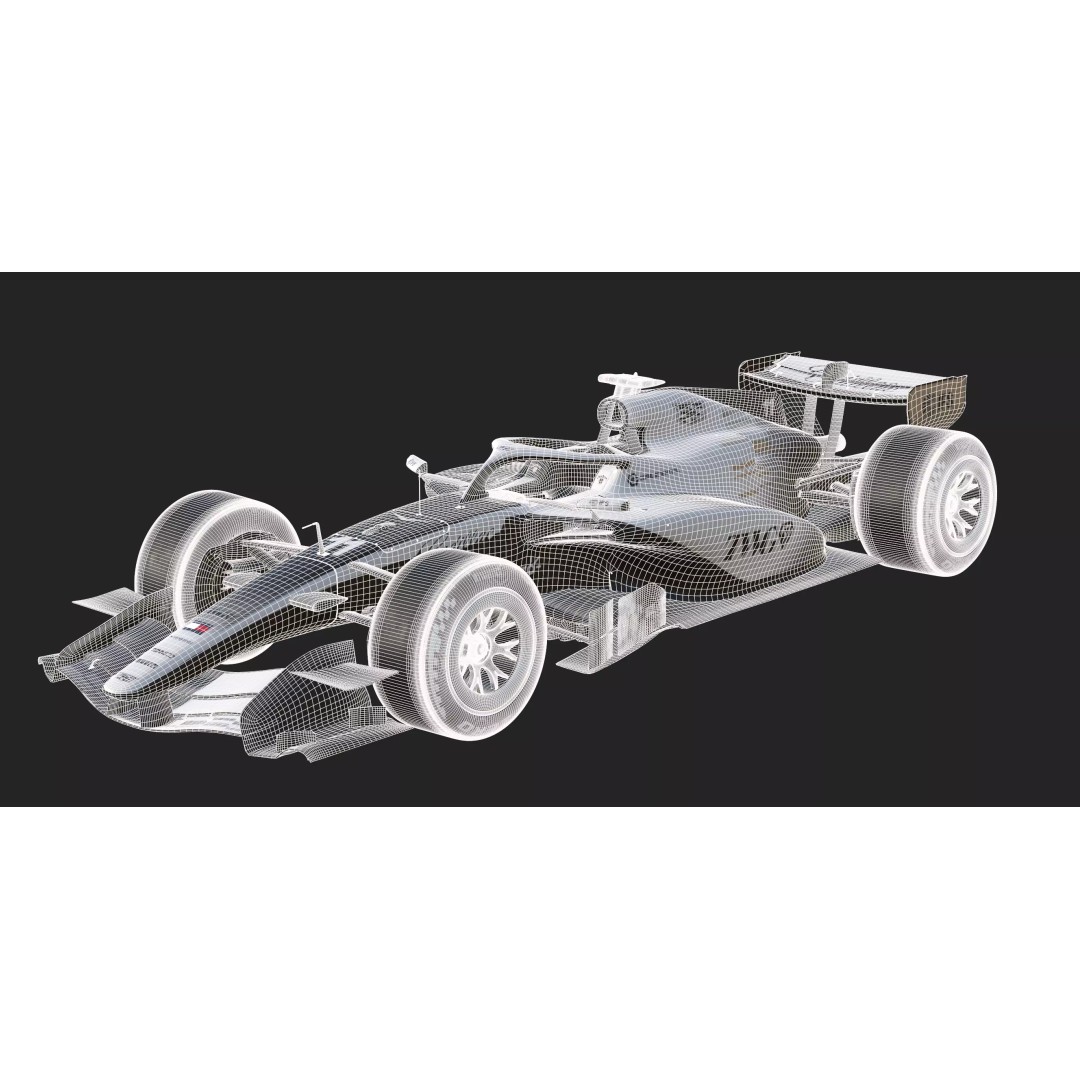 F1 Cadillac 2026 3D Model – High Poly Game-Ready Asset, FBX, Blender - View 30