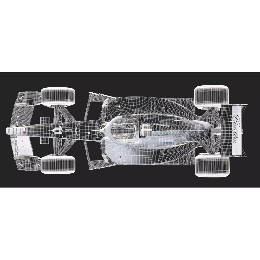 F1 Cadillac 2026 3D Model – High Poly Game-Ready Asset, FBX, Blender - View 31
