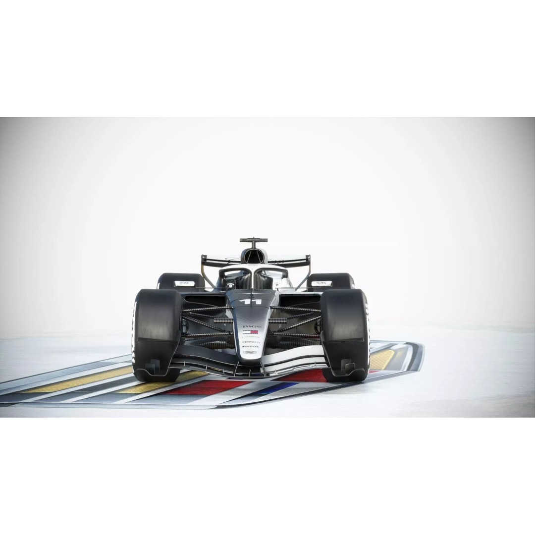 F1 Cadillac 2026 3D Model – High Poly Game-Ready Asset, FBX, Blender - View 5
