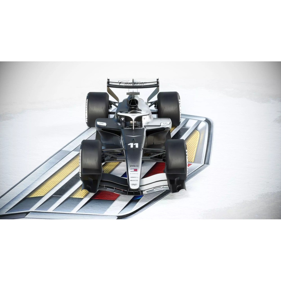 F1 Cadillac 2026 3D Model – High Poly Game-Ready Asset, FBX, Blender - View 6