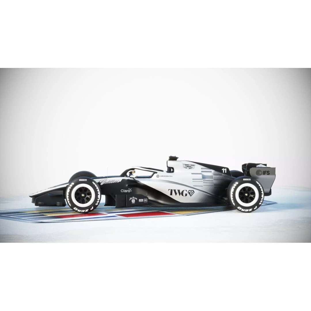 F1 Cadillac 2026 3D Model – High Poly Game-Ready Asset, FBX, Blender - View 8