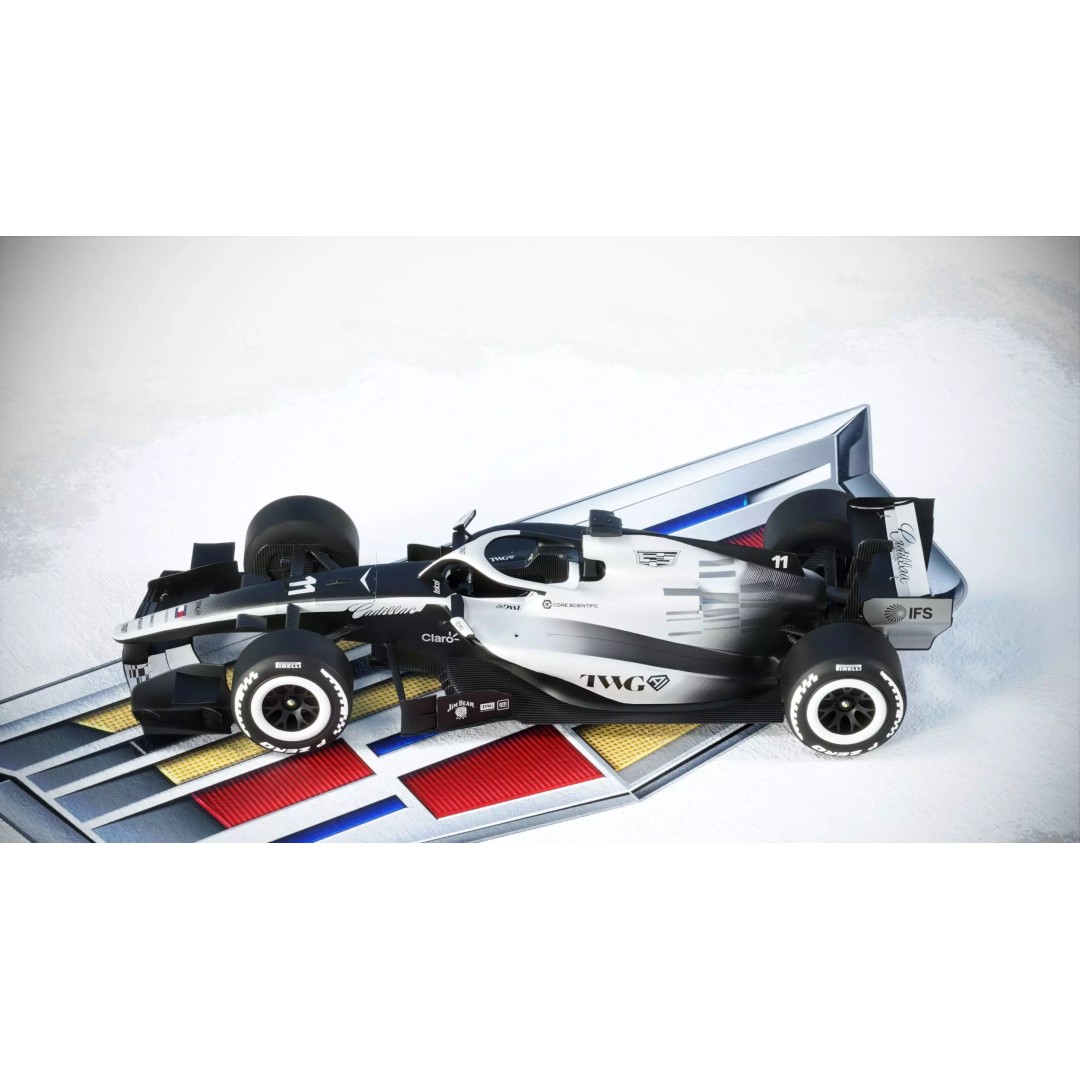 F1 Cadillac 2026 3D Model – High Poly Game-Ready Asset, FBX, Blender - View 9