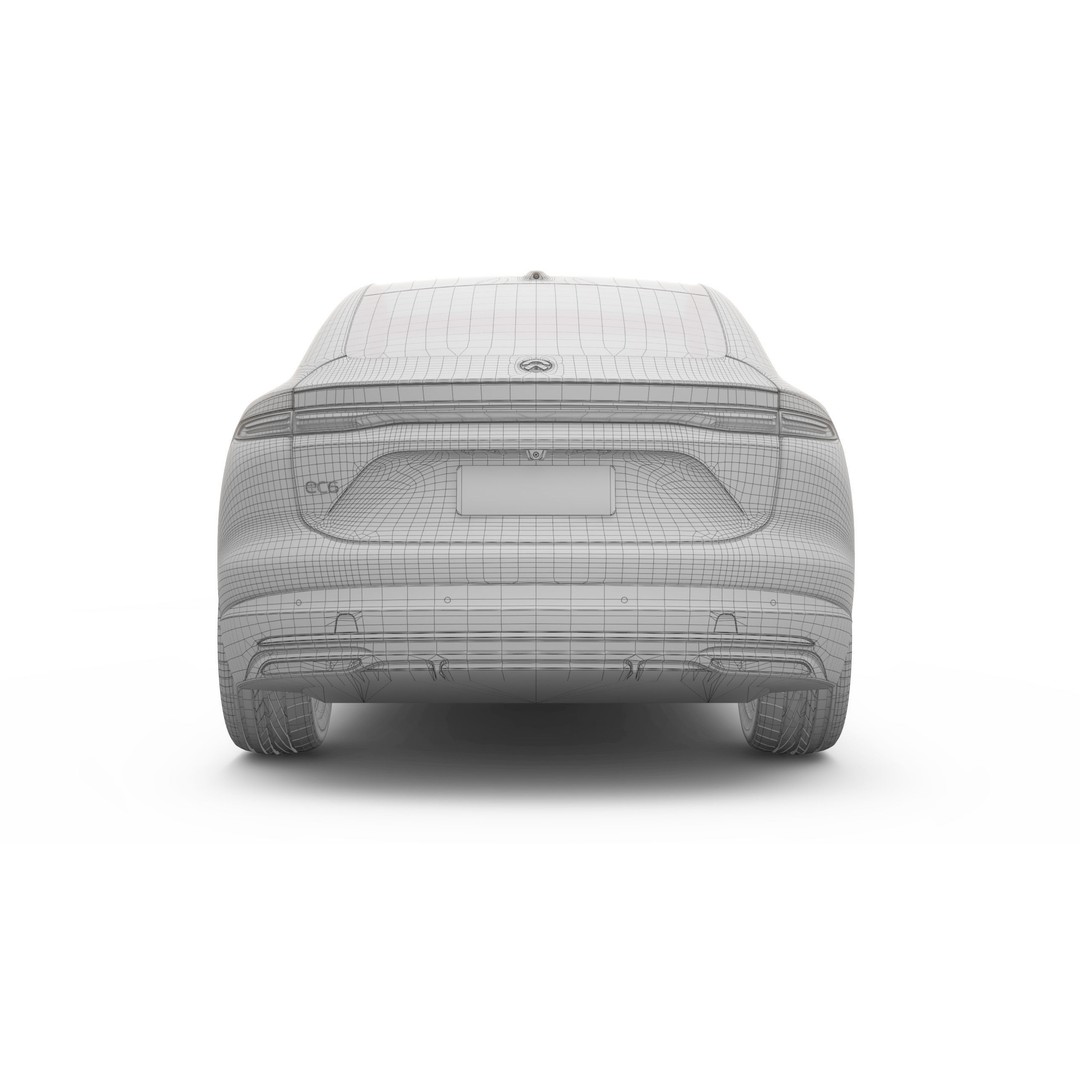 2024 Nio EC6 3D Model – High-Res Sport Crossover, FBX, OBJ, Blender