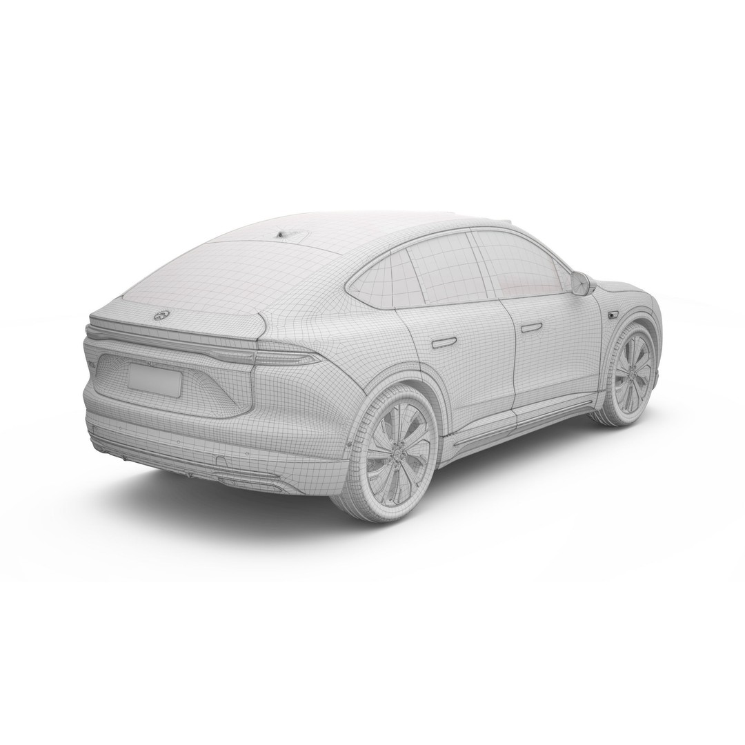 2024 Nio EC6 3D Model – High-Res Sport Crossover, FBX, OBJ, Blender - View 11