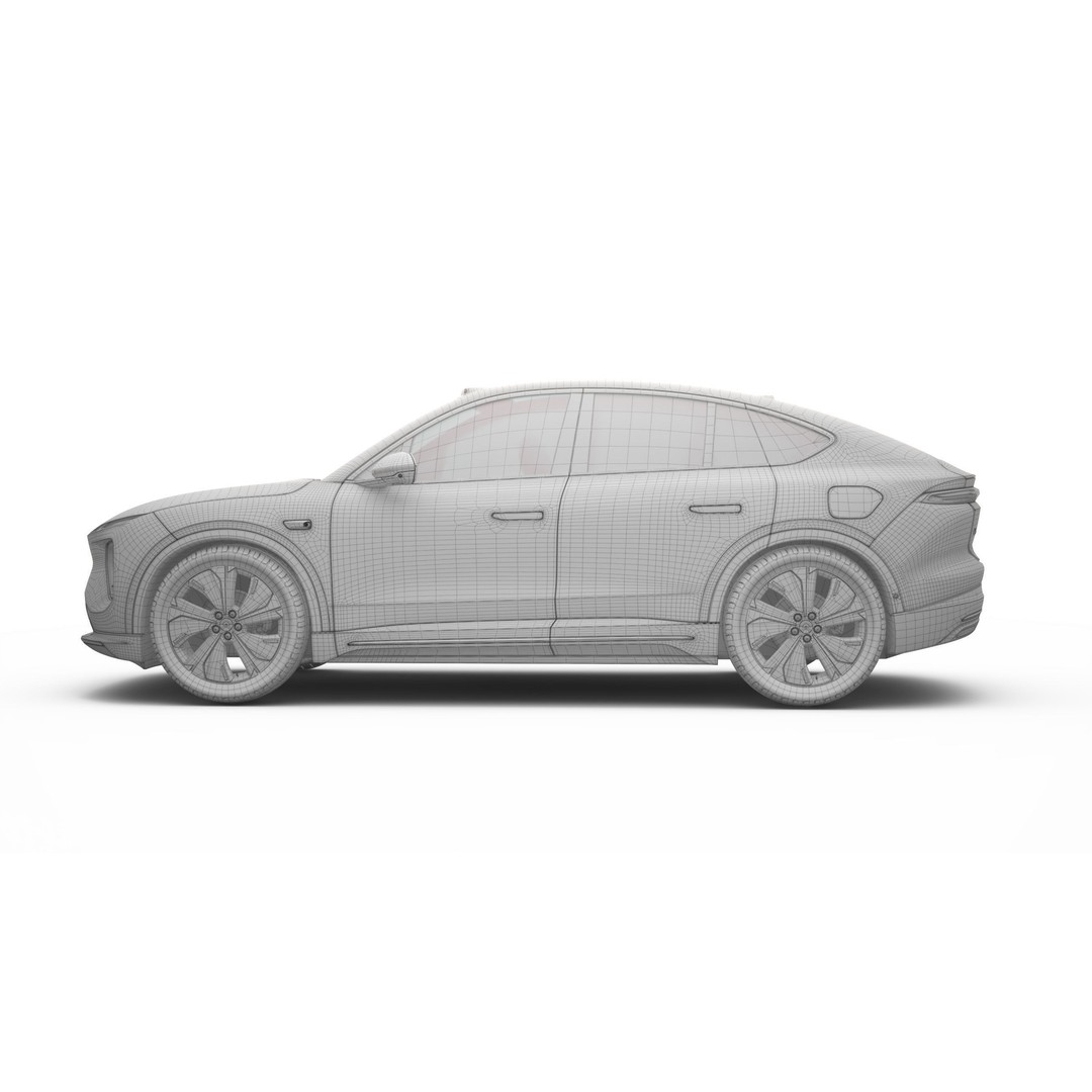2024 Nio EC6 3D Model – High-Res Sport Crossover, FBX, OBJ, Blender - View 14