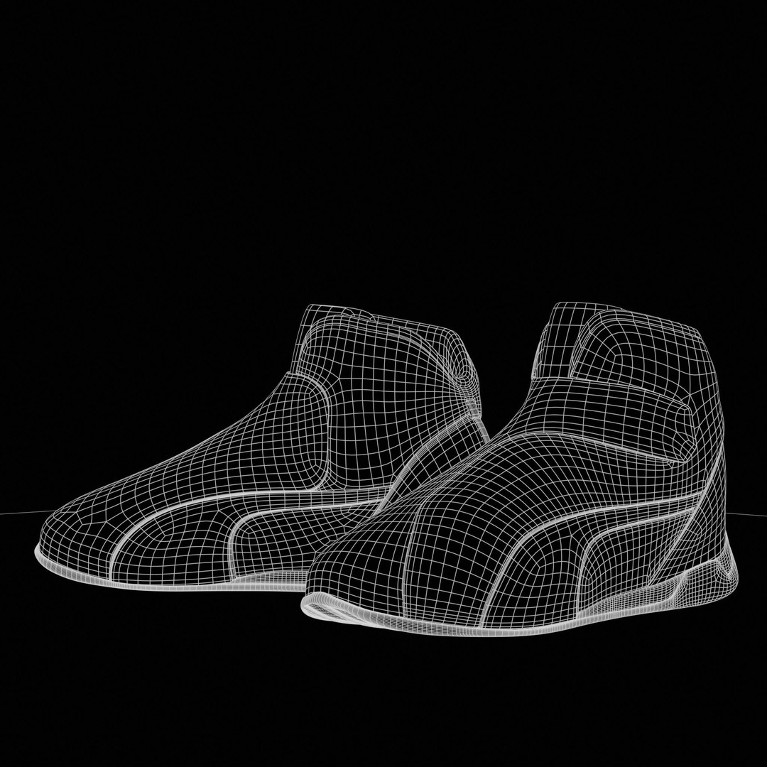 Formula 1 Boots 3D Model – Low Poly Game Asset, FBX, PBR Textures - View 13