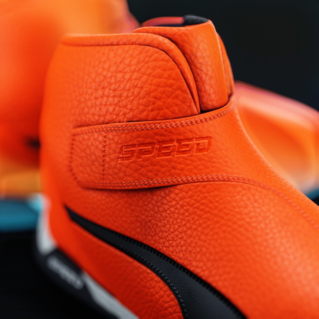 Formula 1 Boots 3D Model – Low Poly Game Asset, FBX, PBR Textures - View 6