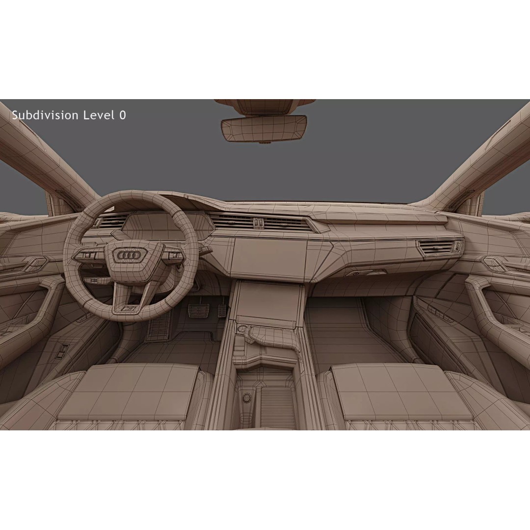 2024 Audi SQ8 e-tron quattro 3D Model – Photorealistic SUV Asset, FBX, PBR - View 29