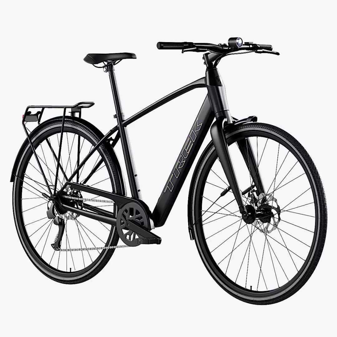 Hybrid Bicycle 3D Model – Low Poly Game Asset, FBX, OBJ - View 2