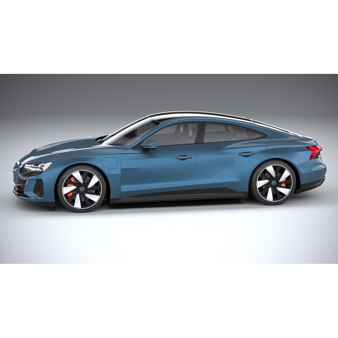 Audi e-tron GT quattro 2022 3D Model – High Poly Luxury Sedan, FBX, OBJ - View 10