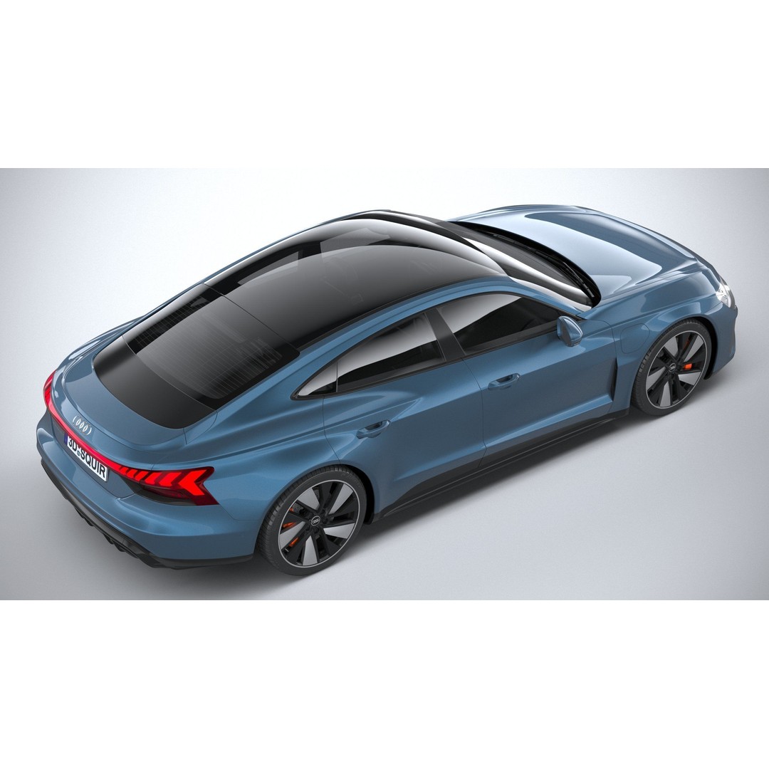 Audi e-tron GT quattro 2022 3D Model – High Poly Luxury Sedan, FBX, OBJ - View 12