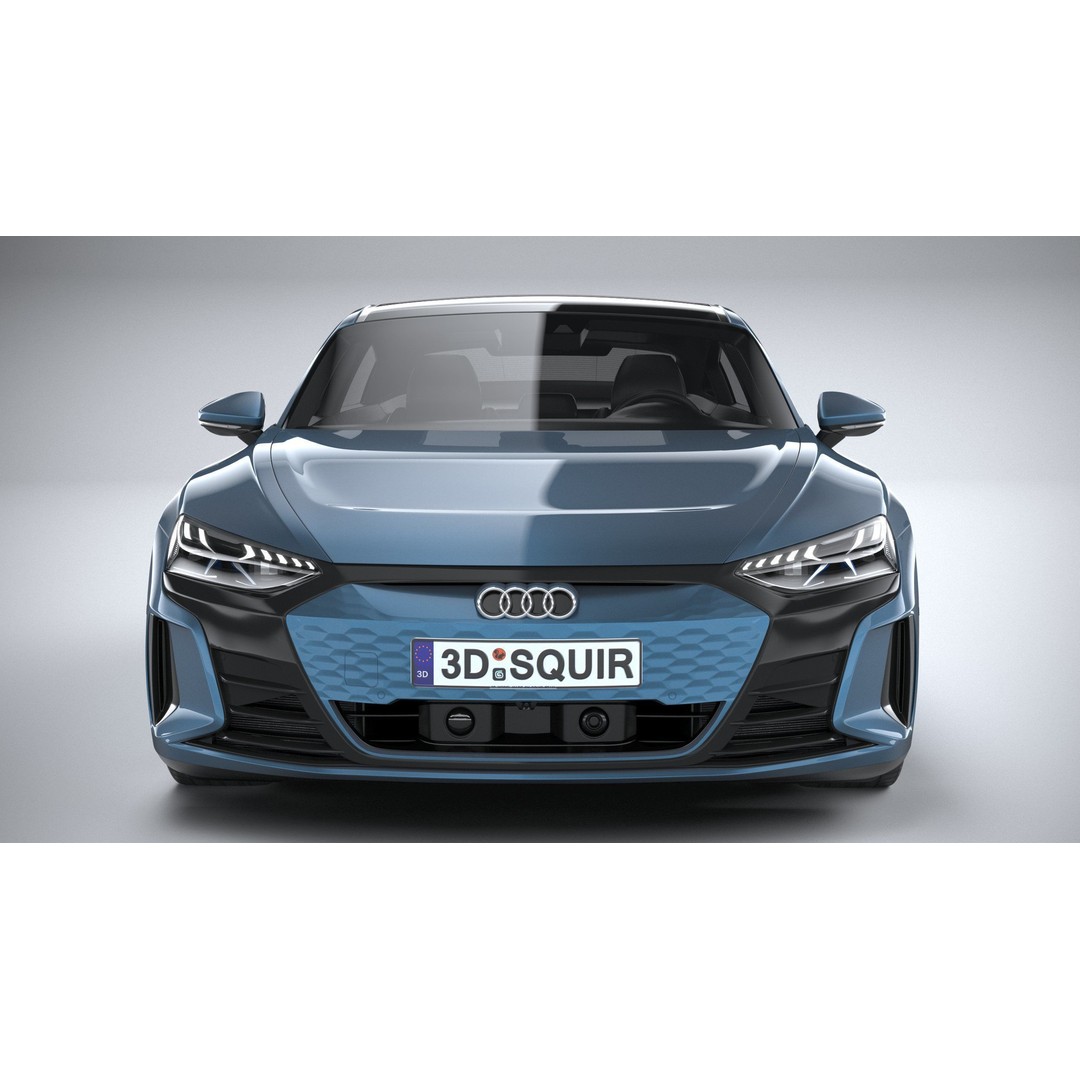Audi e-tron GT quattro 2022 3D Model – High Poly Luxury Sedan, FBX, OBJ - View 15