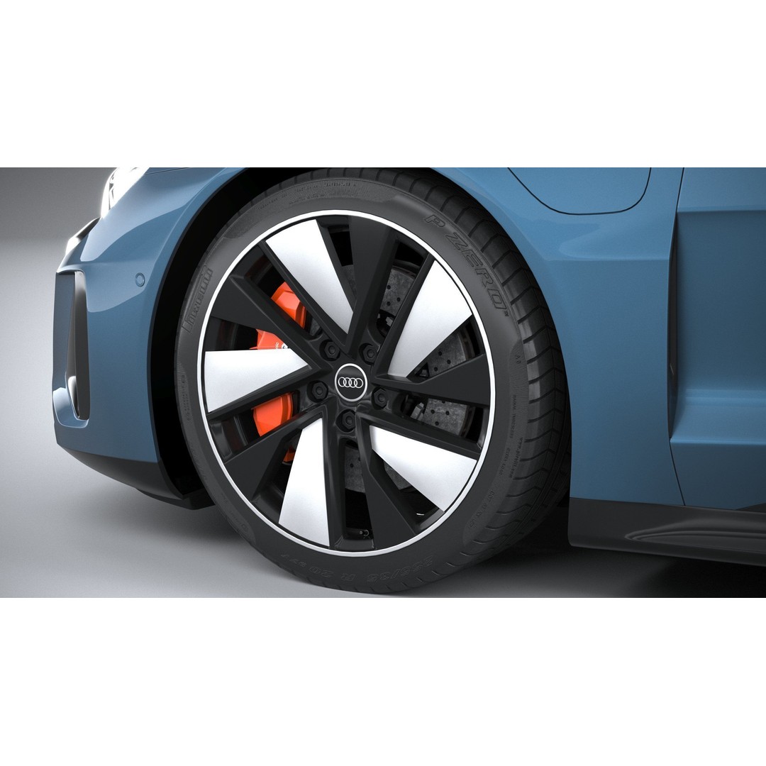 Audi e-tron GT quattro 2022 3D Model – High Poly Luxury Sedan, FBX, OBJ - View 18