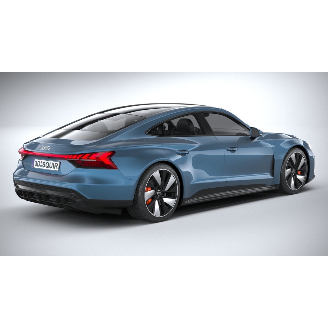 Audi e-tron GT quattro 2022 3D Model – High Poly Luxury Sedan, FBX, OBJ - View 19