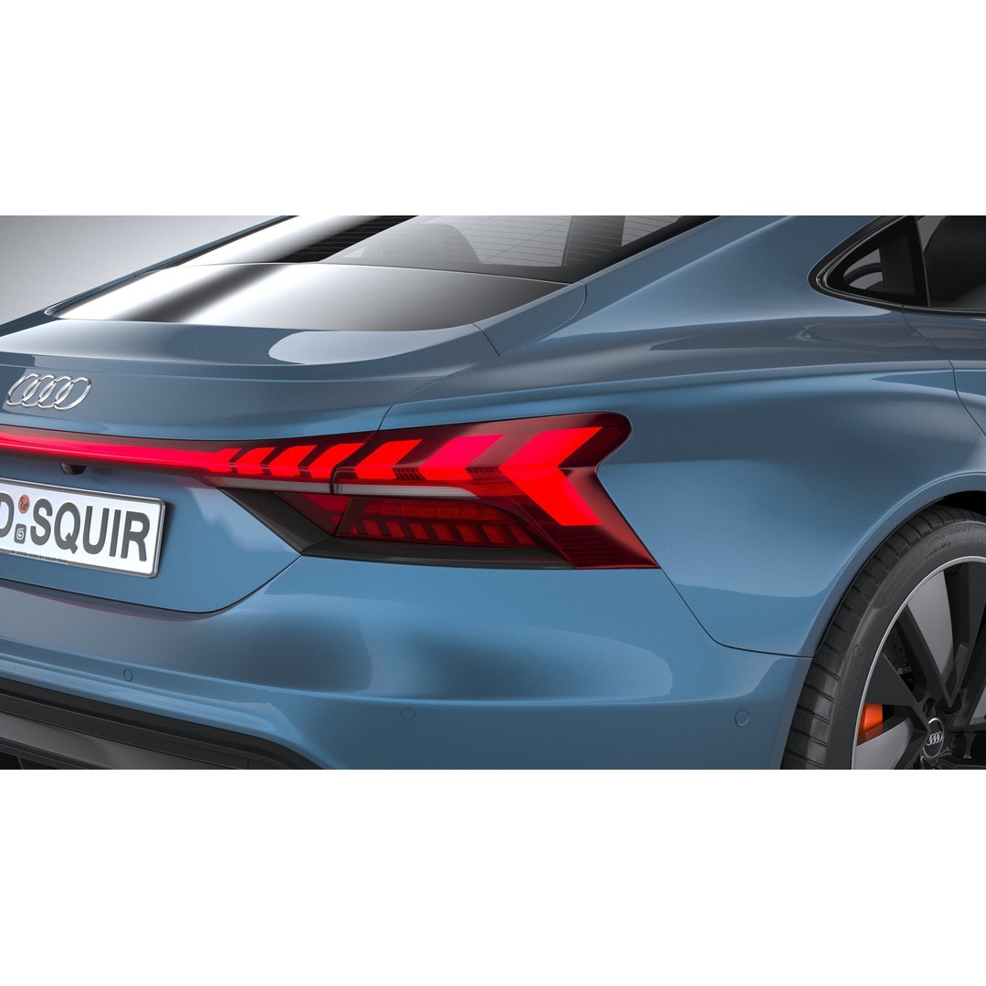 Audi e-tron GT quattro 2022 3D Model – High Poly Luxury Sedan, FBX, OBJ - View 20