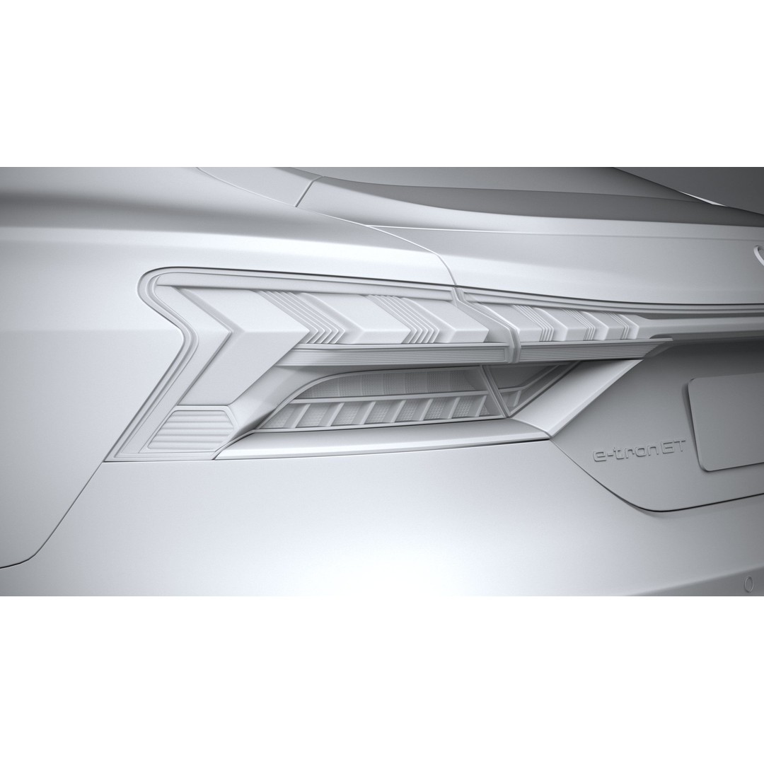 Audi e-tron GT quattro 2022 3D Model – High Poly Luxury Sedan, FBX, OBJ - View 26