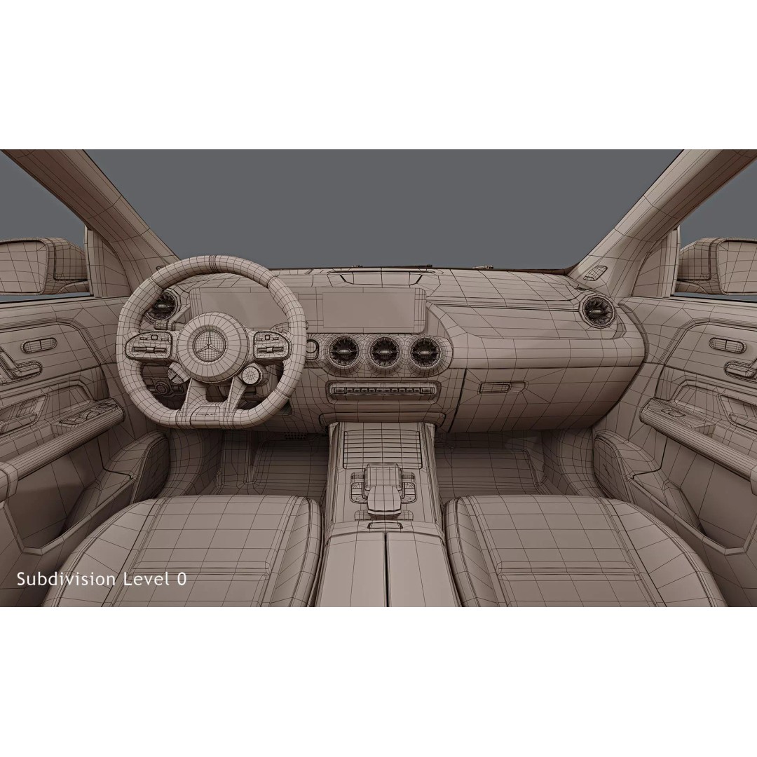 2021 Mercedes-Benz GLA35 AMG 3D Model – High Poly Game Asset, FBX/OBJ - View 19