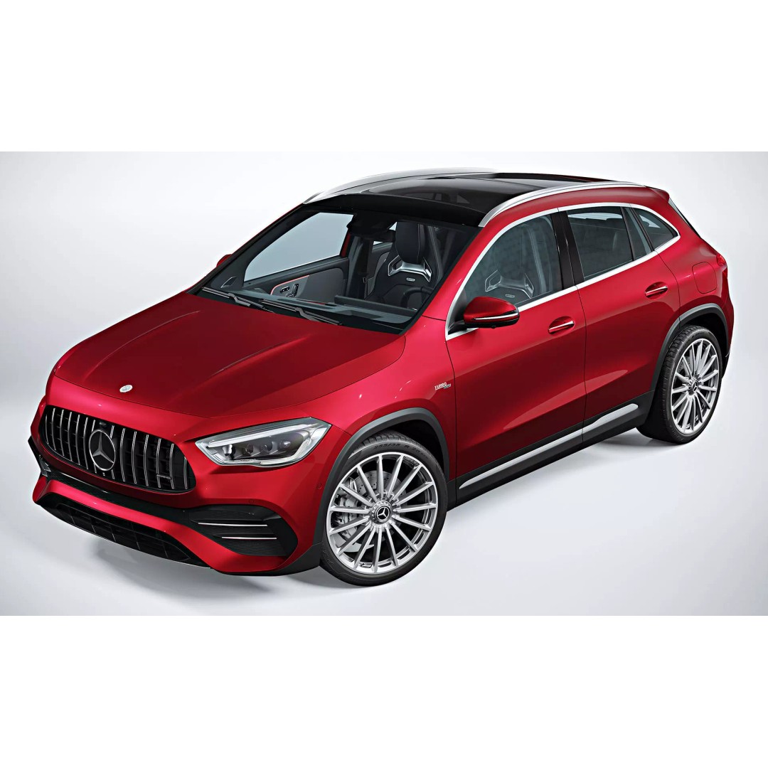 2021 Mercedes-Benz GLA35 AMG 3D Model – High Poly Game Asset, FBX/OBJ - View 7