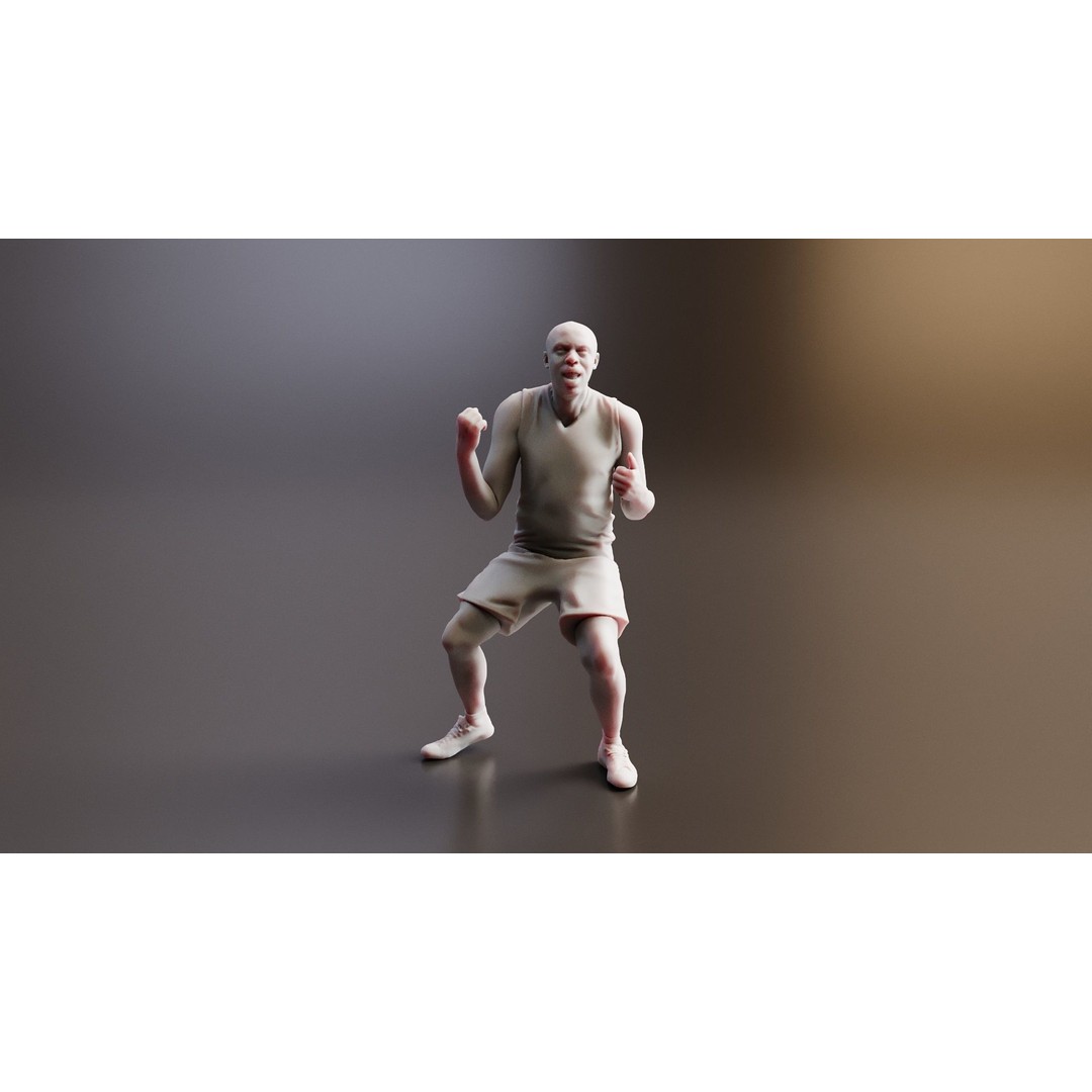 Realistic Male Basketball Player 3D Model – Rigged PBR Asset, FBX - View 7