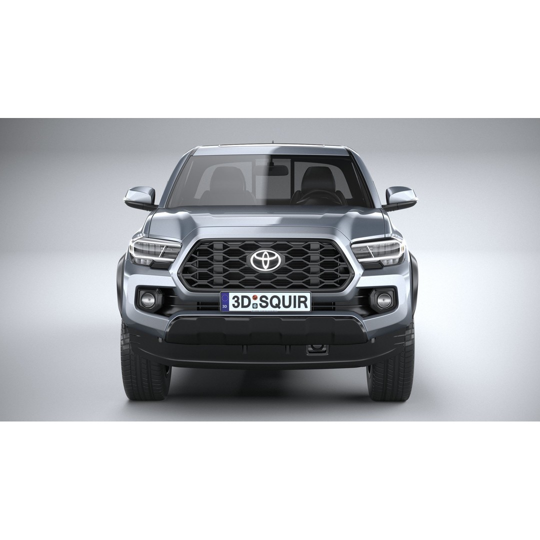 Toyota Tacoma Access Cab TRD 2020 3D Model – High Poly Game Asset, FBX, OBJ - View 15