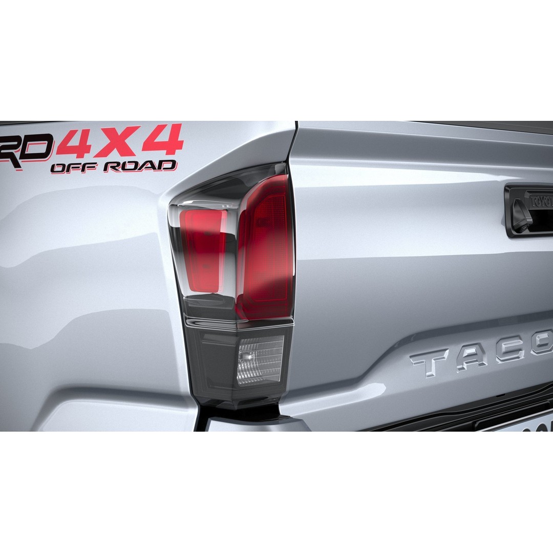 Toyota Tacoma Access Cab TRD 2020 3D Model – High Poly Game Asset, FBX, OBJ - View 17