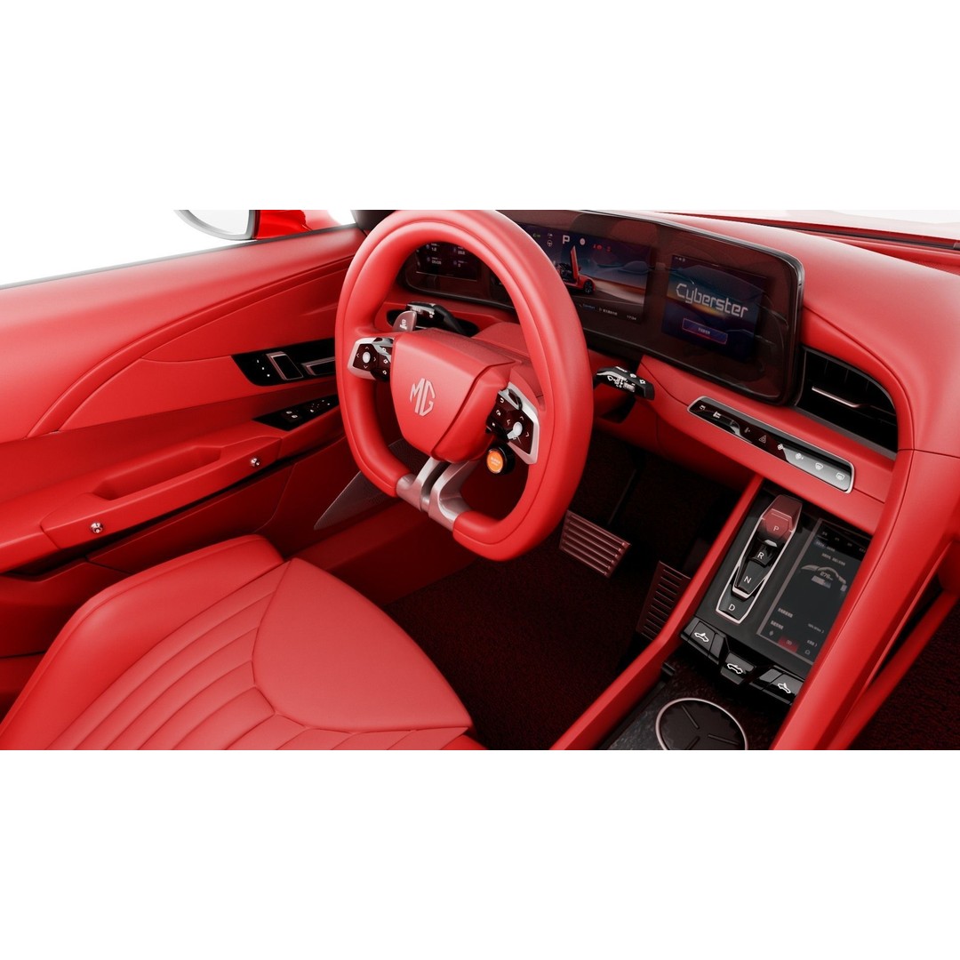 MG Cybersteer 2024 3D Model – High Poly Sport Coupe with Interior - View 20