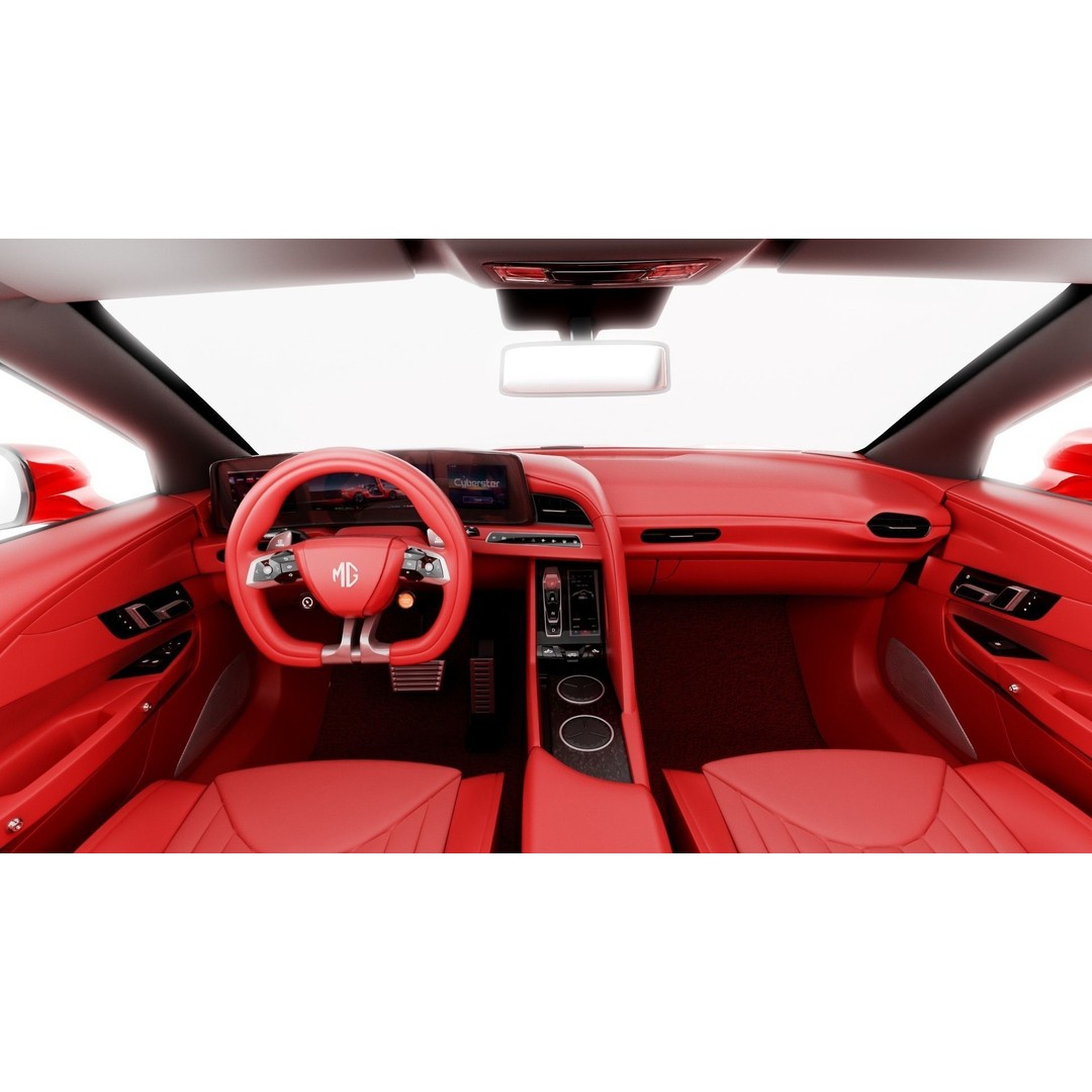 MG Cybersteer 2024 3D Model – High Poly Sport Coupe with Interior - View 21