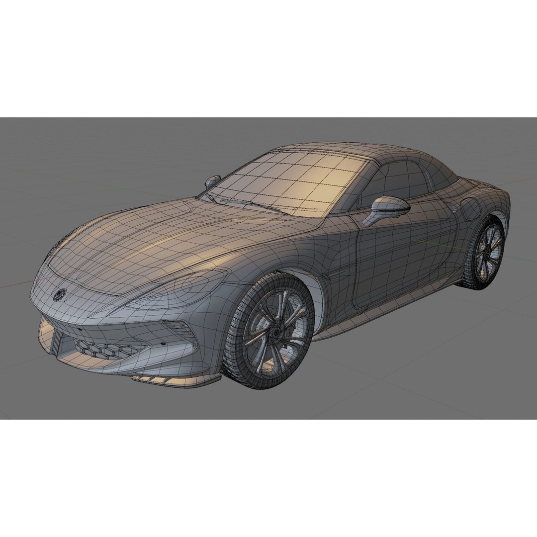 MG Cybersteer 2024 3D Model – High Poly Sport Coupe with Interior - View 26
