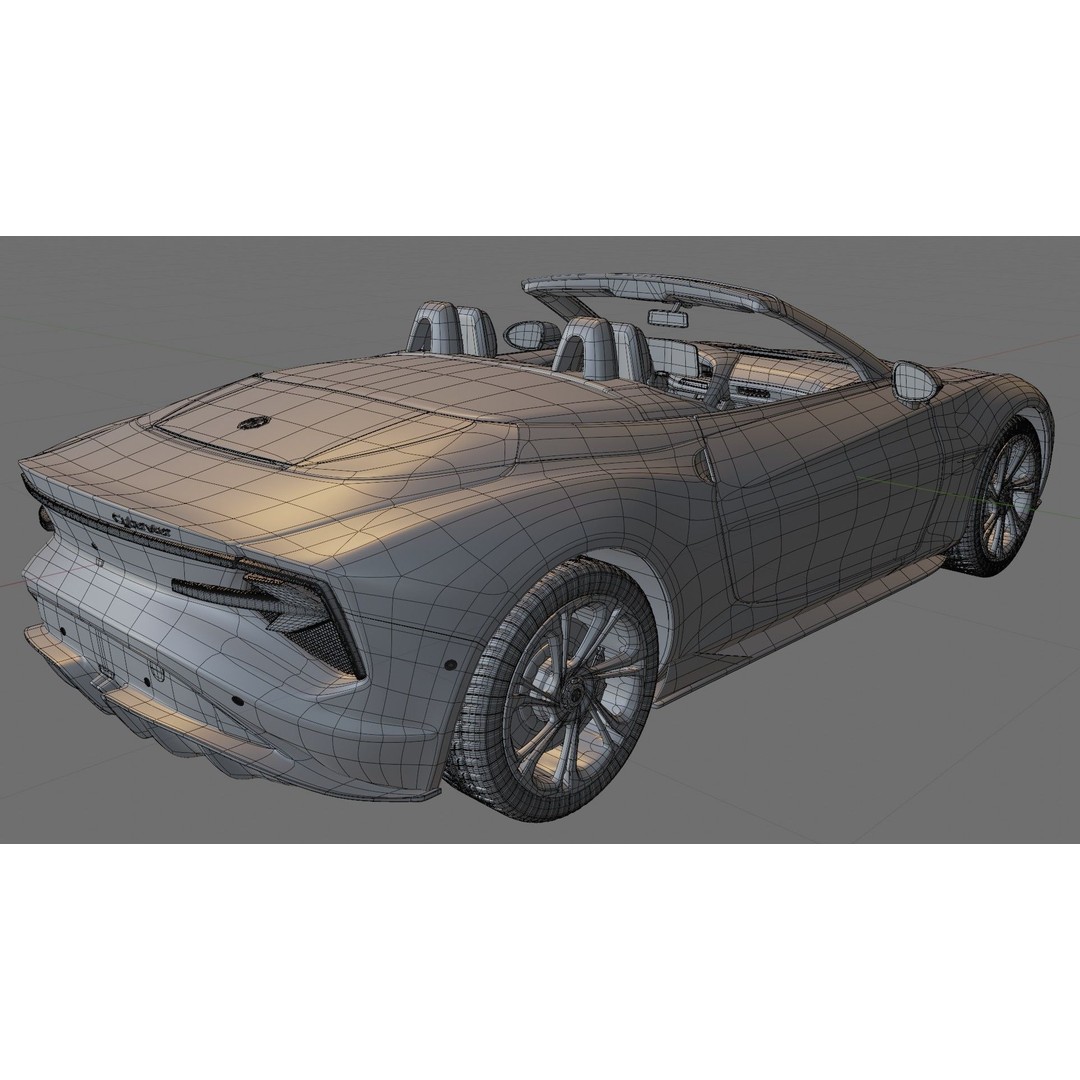 MG Cybersteer 2024 3D Model – High Poly Sport Coupe with Interior - View 28