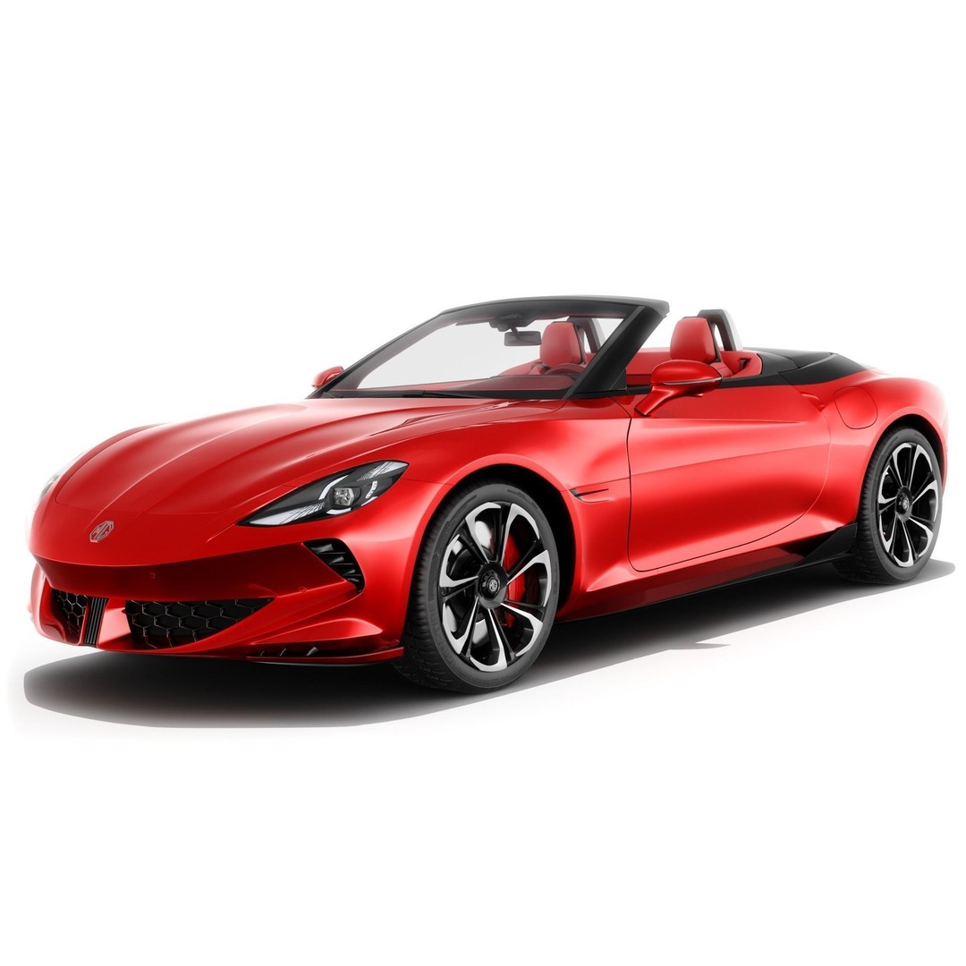 MG Cybersteer 2024 3D Model – High Poly Sport Coupe with Interior - View 3