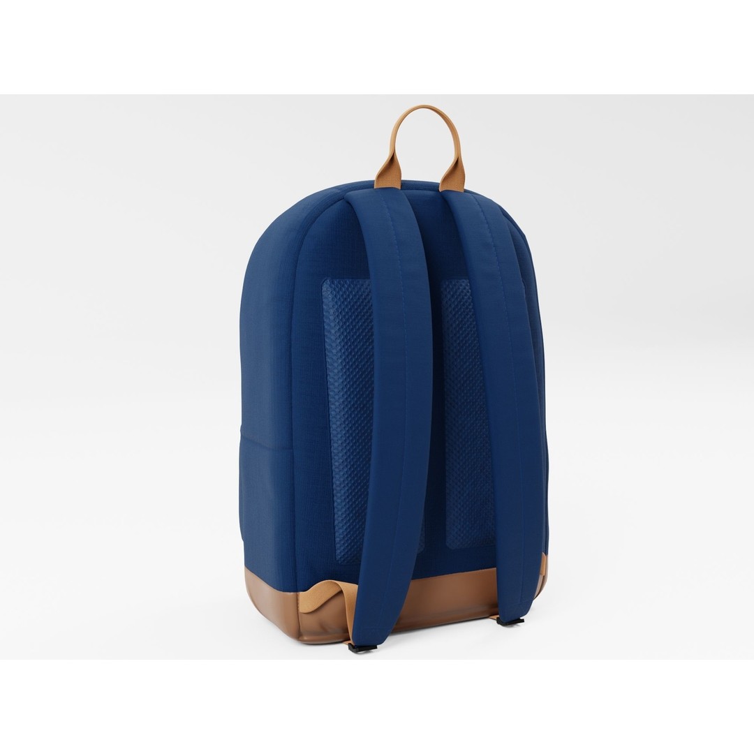 Backpack 3D Model – Low Poly Game Asset with PBR Textures - View 11