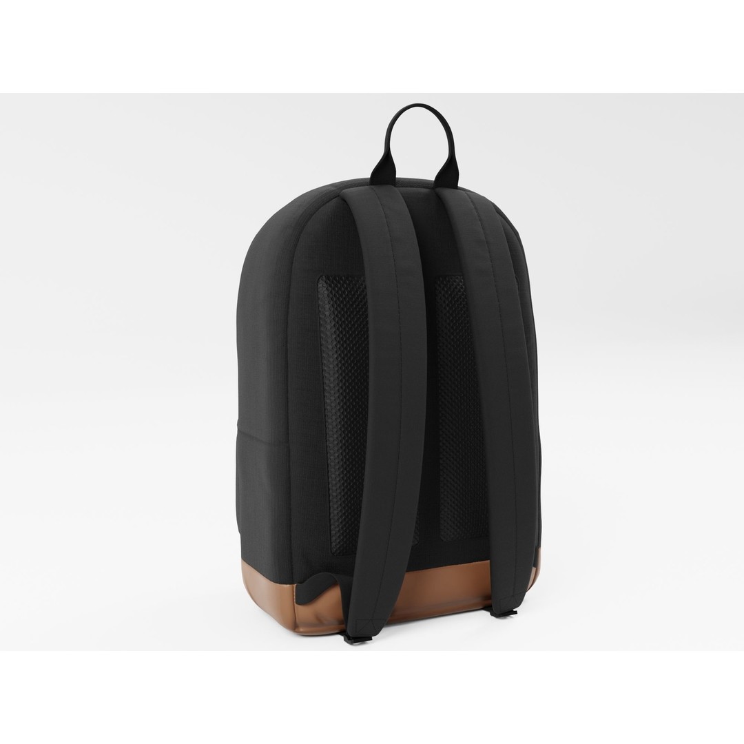 Backpack 3D Model – Low Poly Game Asset with PBR Textures - View 7