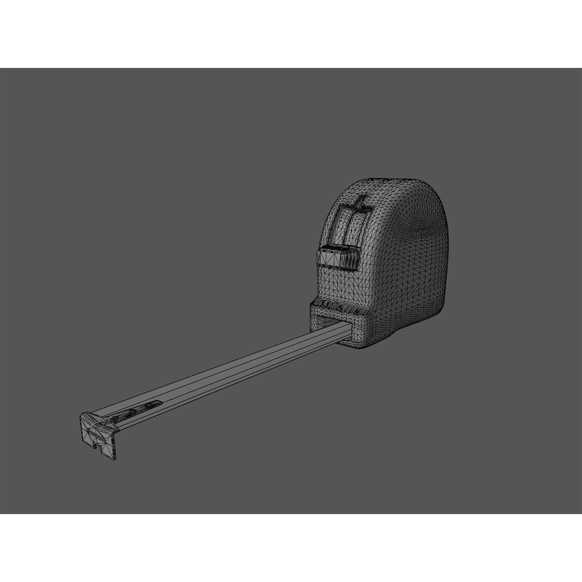 Measuring Tape - Low-Poly Game-Ready 3D Model - View 18