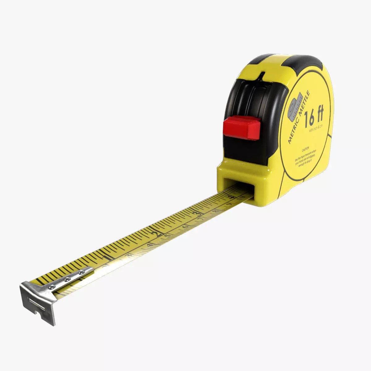 Measuring Tape - Low-Poly Game-Ready 3D Model - View 2