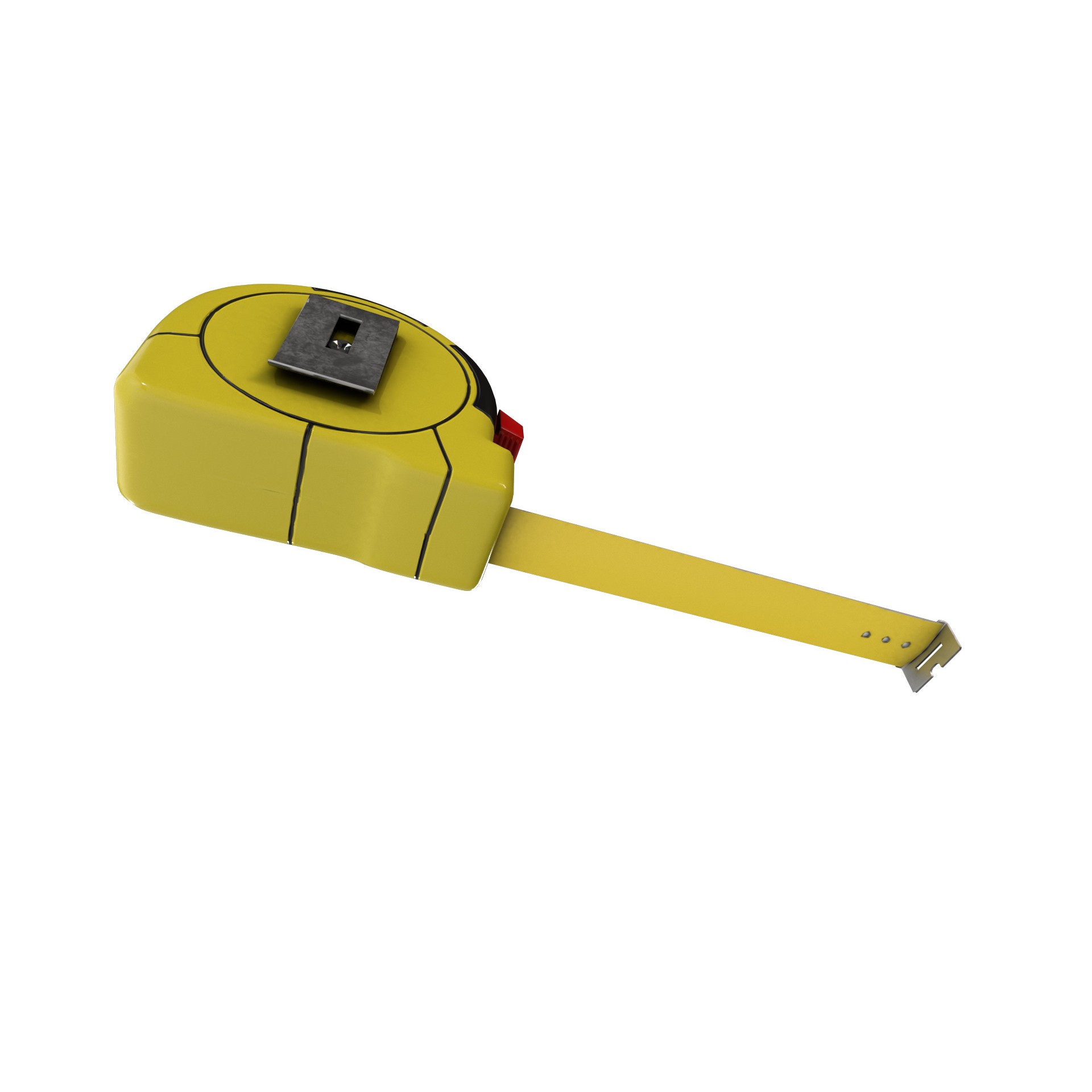 Measuring Tape - Low-Poly Game-Ready 3D Model - View 3