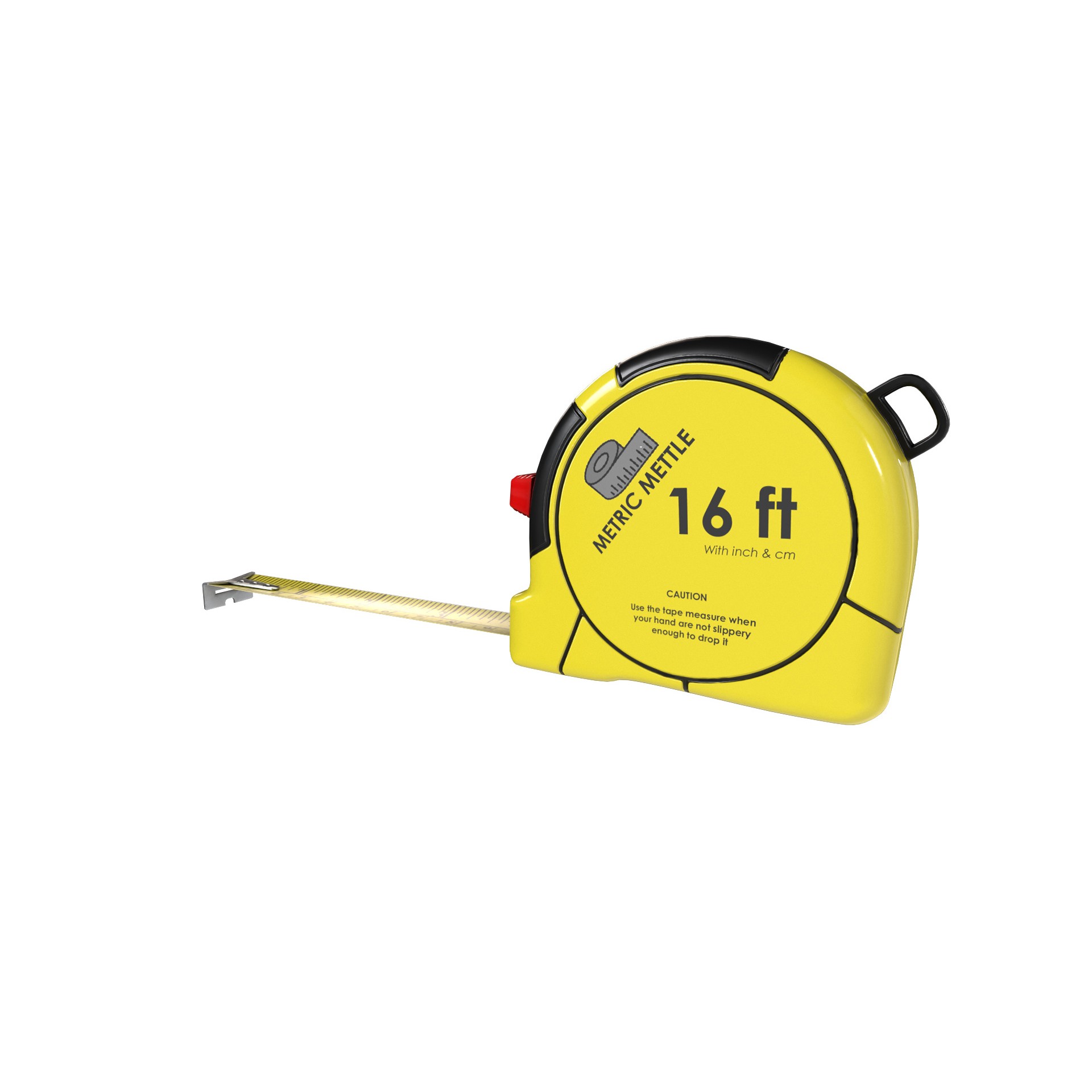 Measuring Tape - Low-Poly Game-Ready 3D Model - View 5