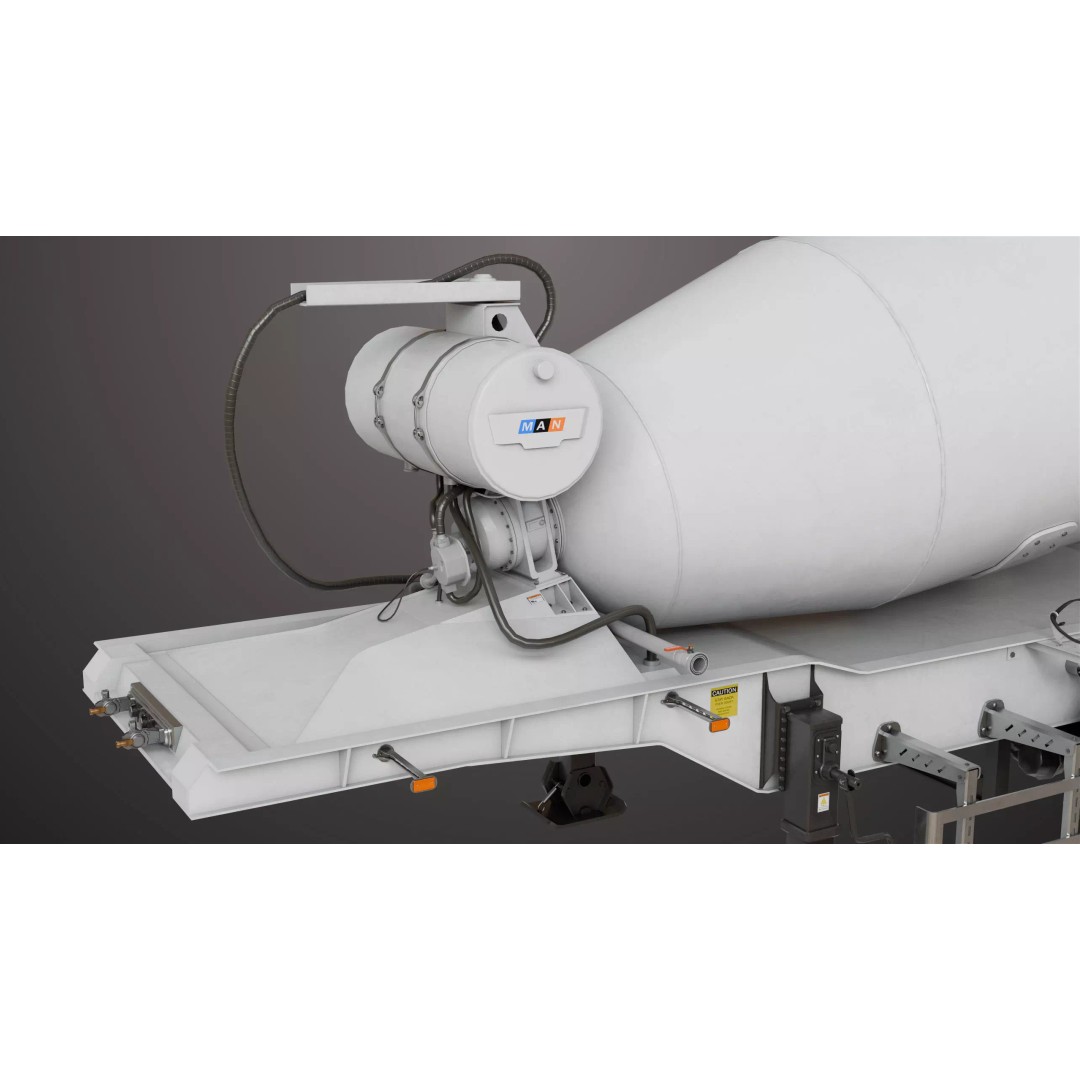 Cement Mixer 3D Model – Rigged Low Poly PBR Asset for Unity & Unreal - View 25