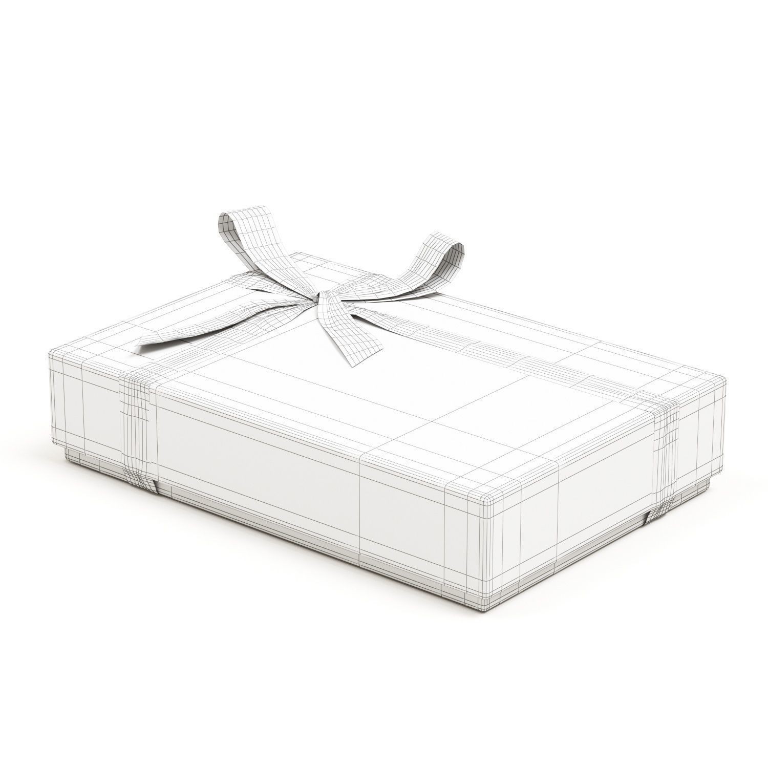 Fendi Luxury Packaging Boxes and Paper Bags - Low-Poly 3D Model - View 11