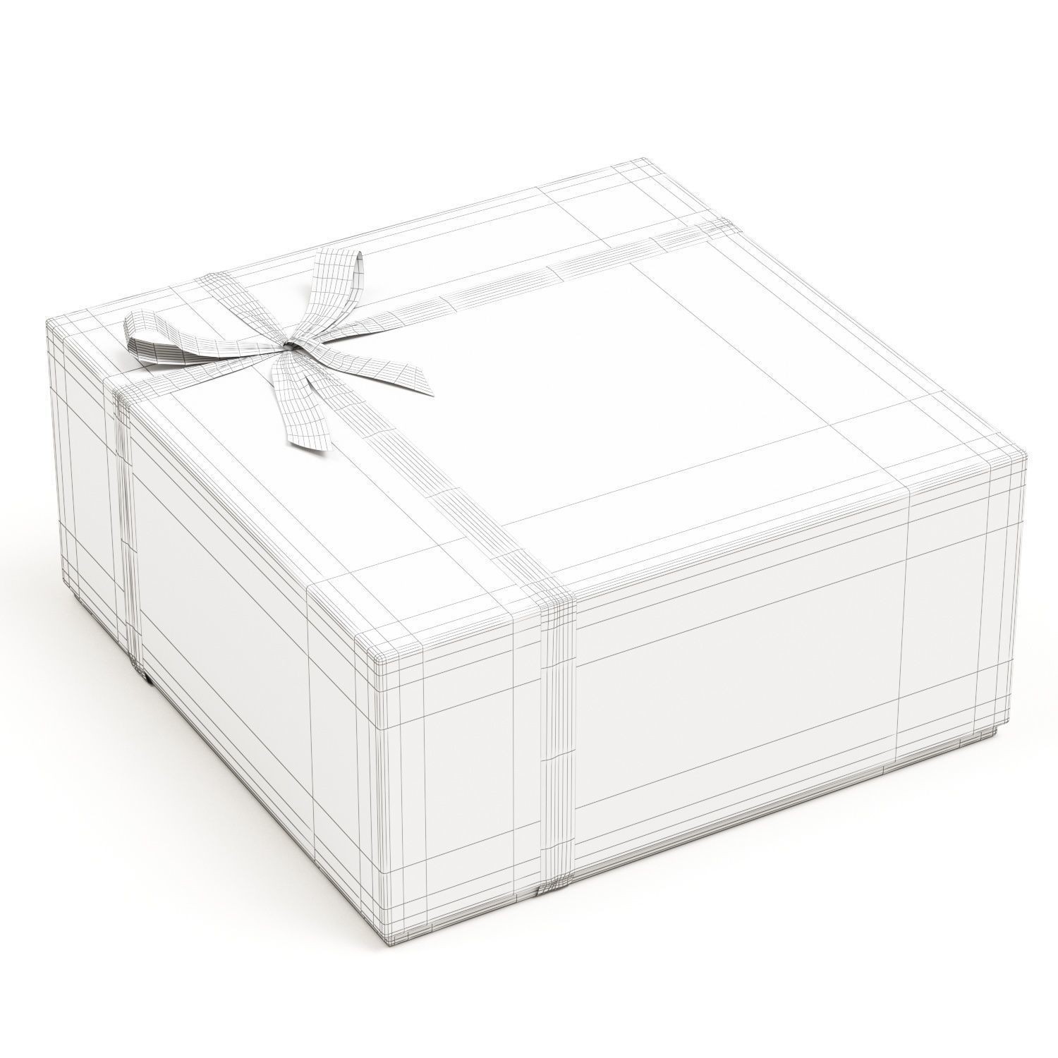 Fendi Luxury Packaging Boxes and Paper Bags - Low-Poly 3D Model - View 17