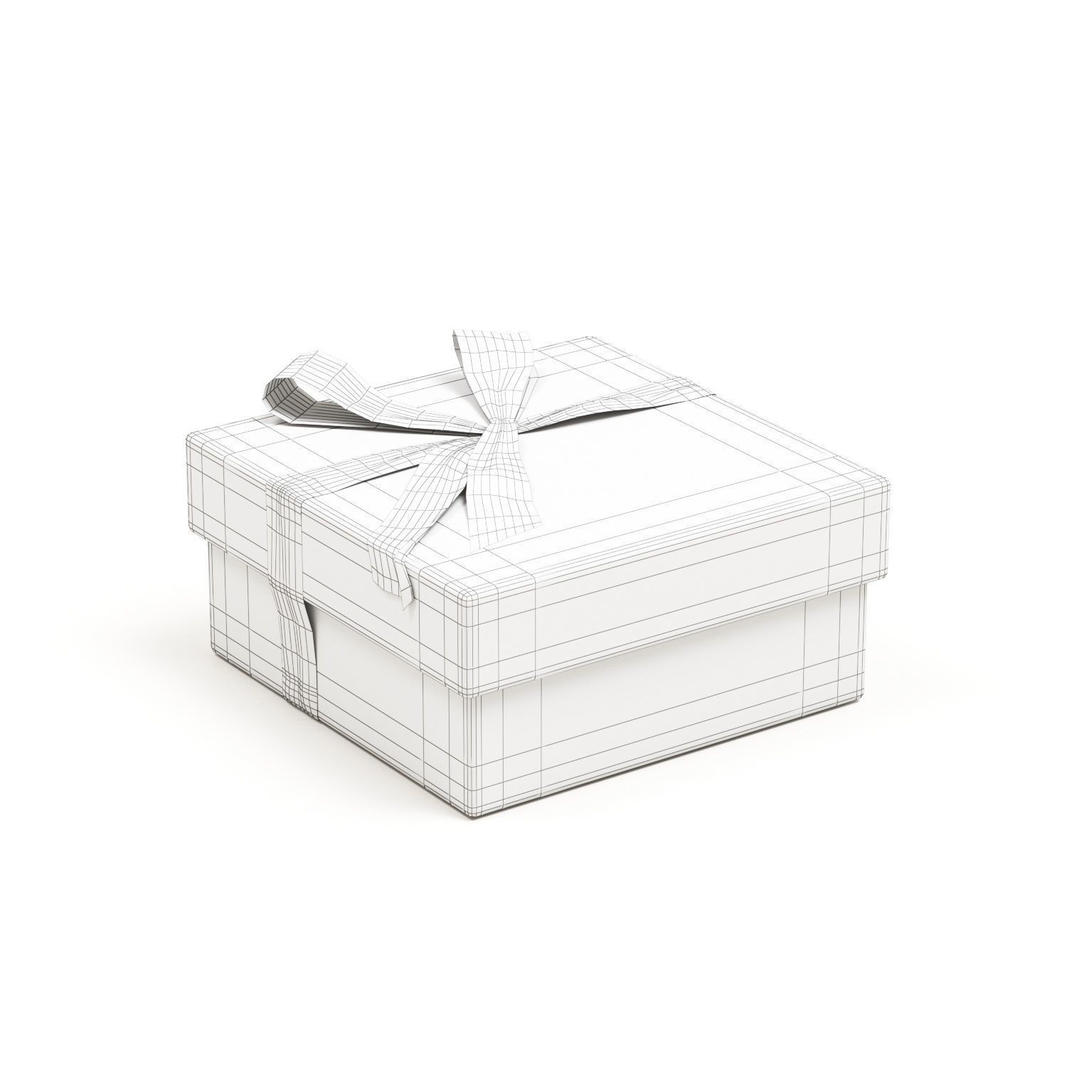 Fendi Luxury Packaging Boxes and Paper Bags - Low-Poly 3D Model - View 9