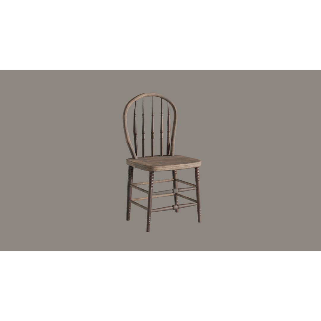 Western Poker Table 3D Model – Low Poly Game Asset, FBX, PBR Textures - View 10