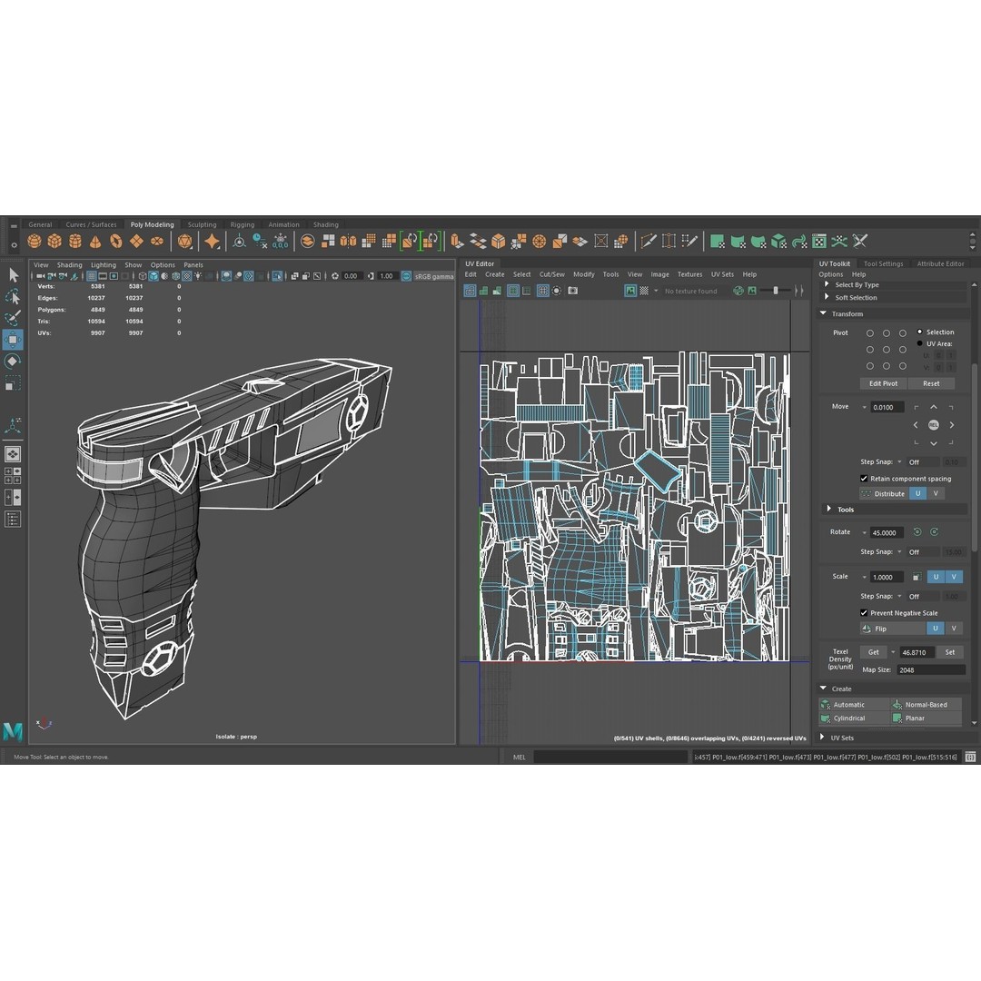 Taser Axon x26 3D Model – Low Poly Gun Asset, FBX, PBR