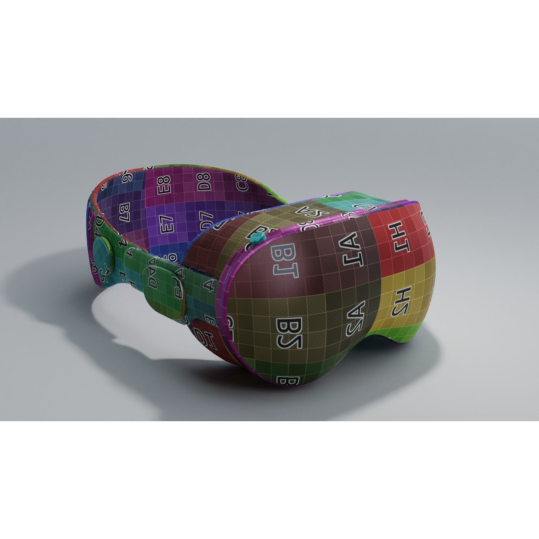 Vision Pro Inspired Headset 3D Model – Low Poly Game Asset, FBX - View 5