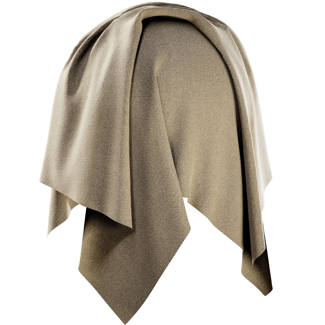 Cotton, Wool, Tartan & Denim Fabric Smart Materials 3D Model – PBR Textures, SPSM - View 11